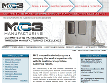 Tablet Screenshot of mc3mfg.com